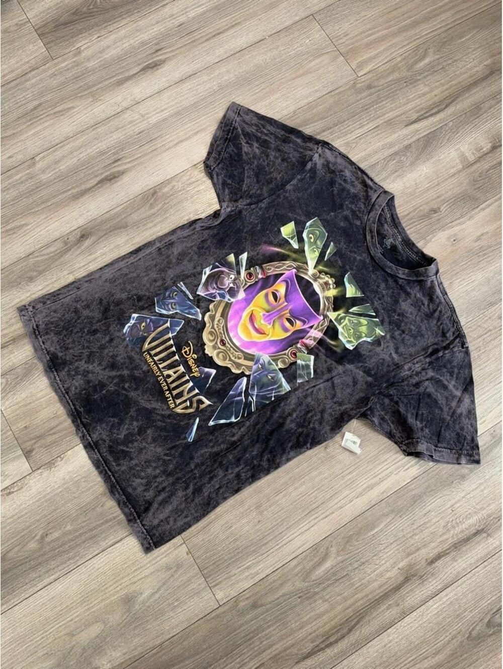 Disney Villians Magic Mirror Acid Wash Tee